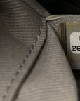Striped Canvas Small Deauville Tote Dark Grey