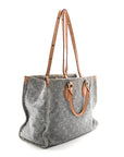 Monogram Denim Onthego MM Washed Grey