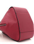 Grained Calfskin Small Hammock Shoulder Bag Raspberry