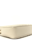 Calfskin Matelasse Monogram Lou Camera Bag Crema Soft