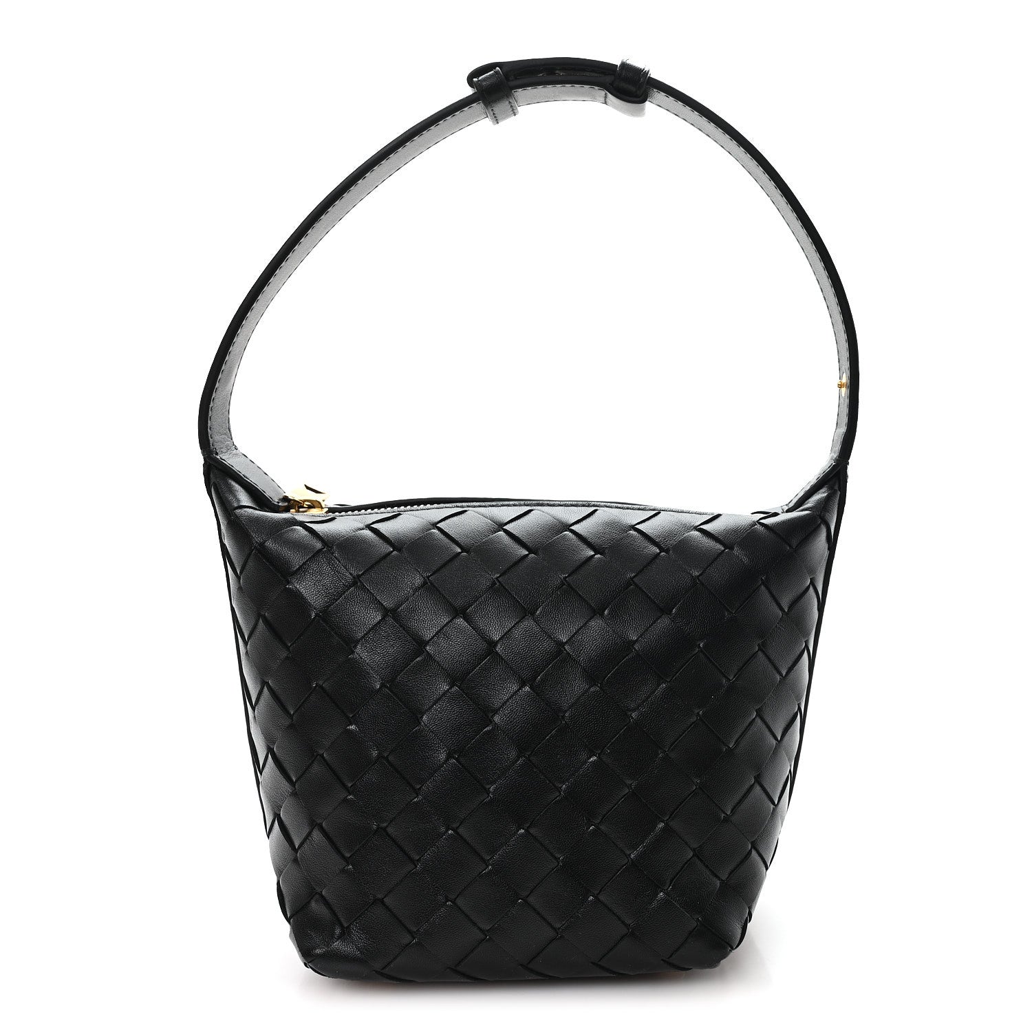 Calfskin Nappa Intrecciato Candy Wallace Black