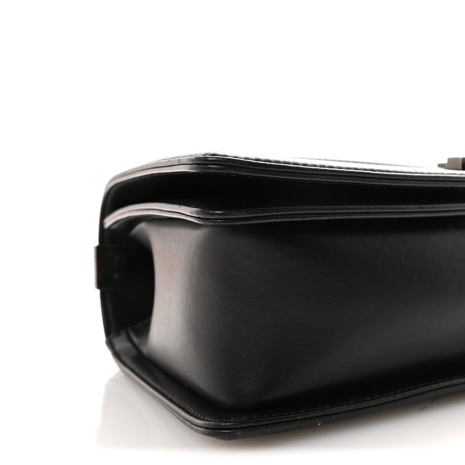Lambskin Quilted New Medium Boy Flap Black