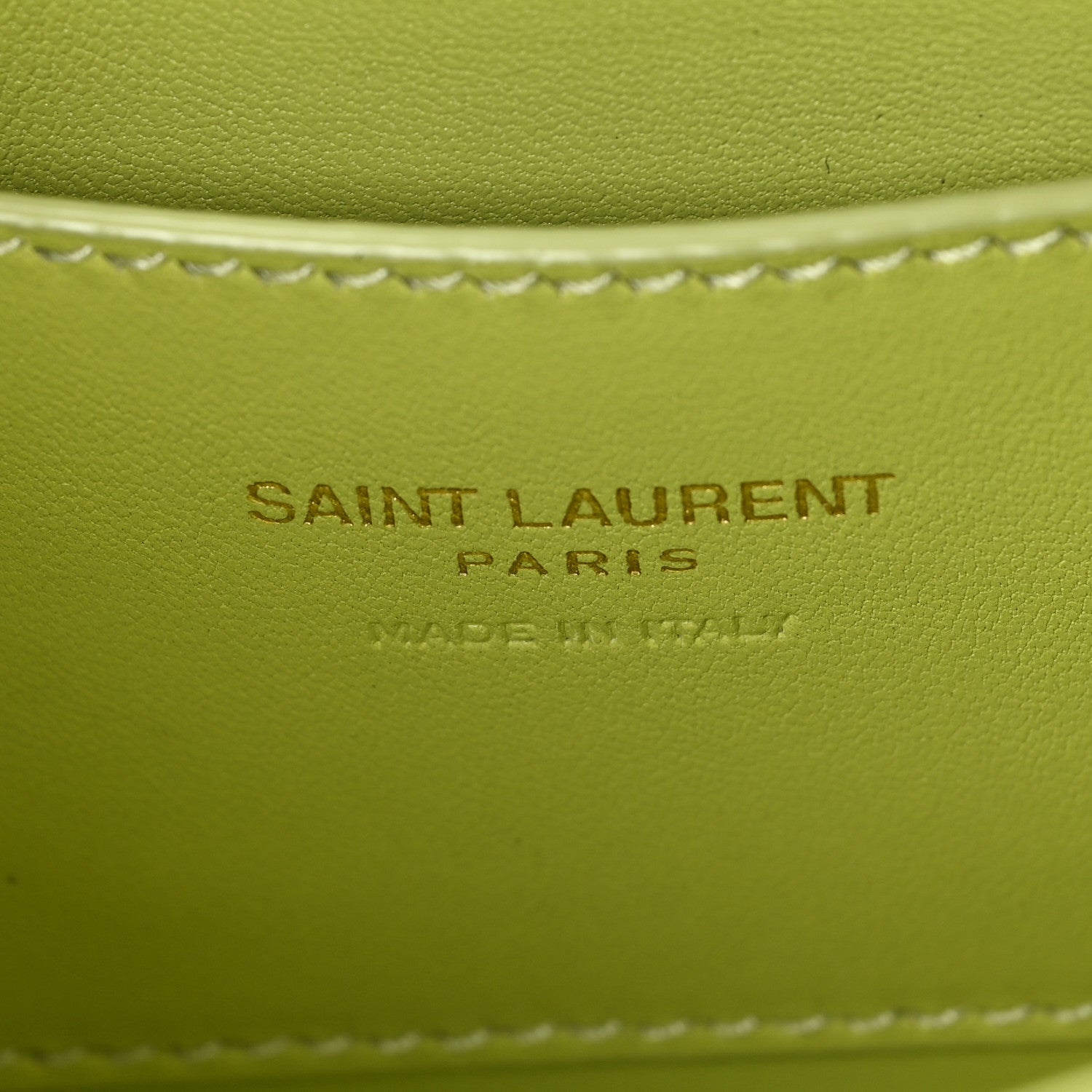 Calfskin Lizard Embossed Le 5 A 7 Mini Hobo Dull Lime