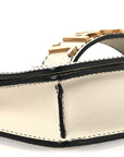 Grained Calfskin Mini J'AD1OR Chain Flap Bag Latte