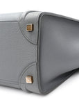 Baby Drummed Calfskin Micro Luggage Kohl