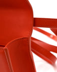 Smooth Calfskin Micro 30 Montaigne Flap Bag Orange