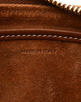 Smooth Calfskin Medium Strap Ava Shoulder Bag Tan