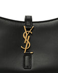 Smooth Calfskin Le 5 A 7 Mini Hobo Black