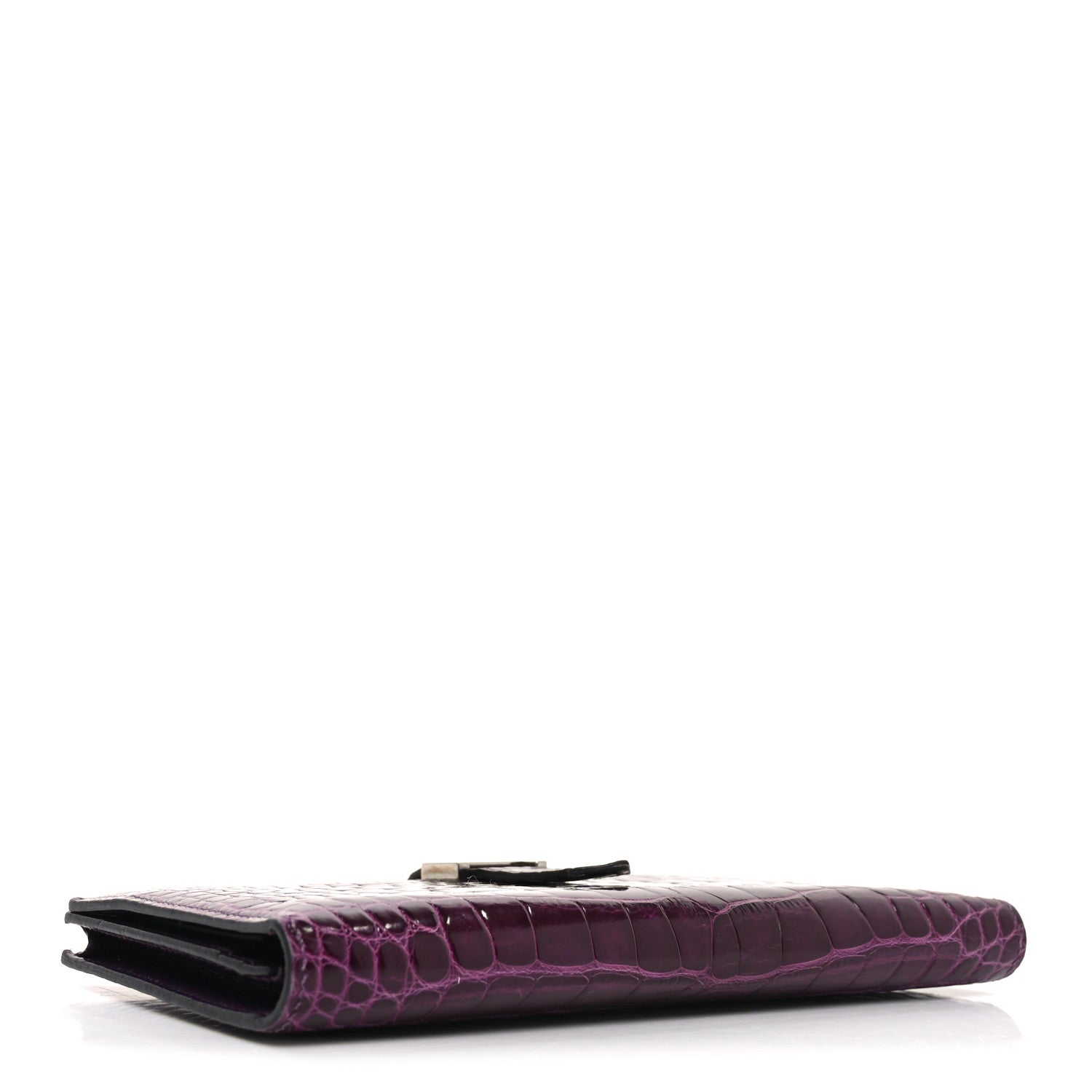Shiny Alligator Bearn Wallet Amethyst