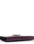 Shiny Alligator Bearn Wallet Amethyst