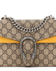 GG Supreme Monogram Mini Dionysus Shoulder Bag Yellow