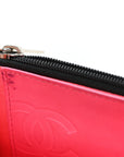 Calfskin Quilted Cambon Wallet on Chain WOC Black