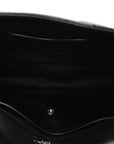 Lambskin Chevron Quilted Small LouLou Black