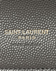 Grain De Poudre Matelasse Chevron Monogram Envelope Clutch Fog