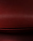Caviar Quilted Small Boy Flap Burgundy