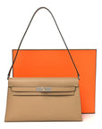 Madame Calfskin Kelly Elan Poussiere