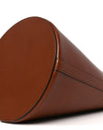Satinated Calfskin Maillon Triomphe Bucket Bag Tan