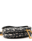 Oblique Saddle Bag Blue