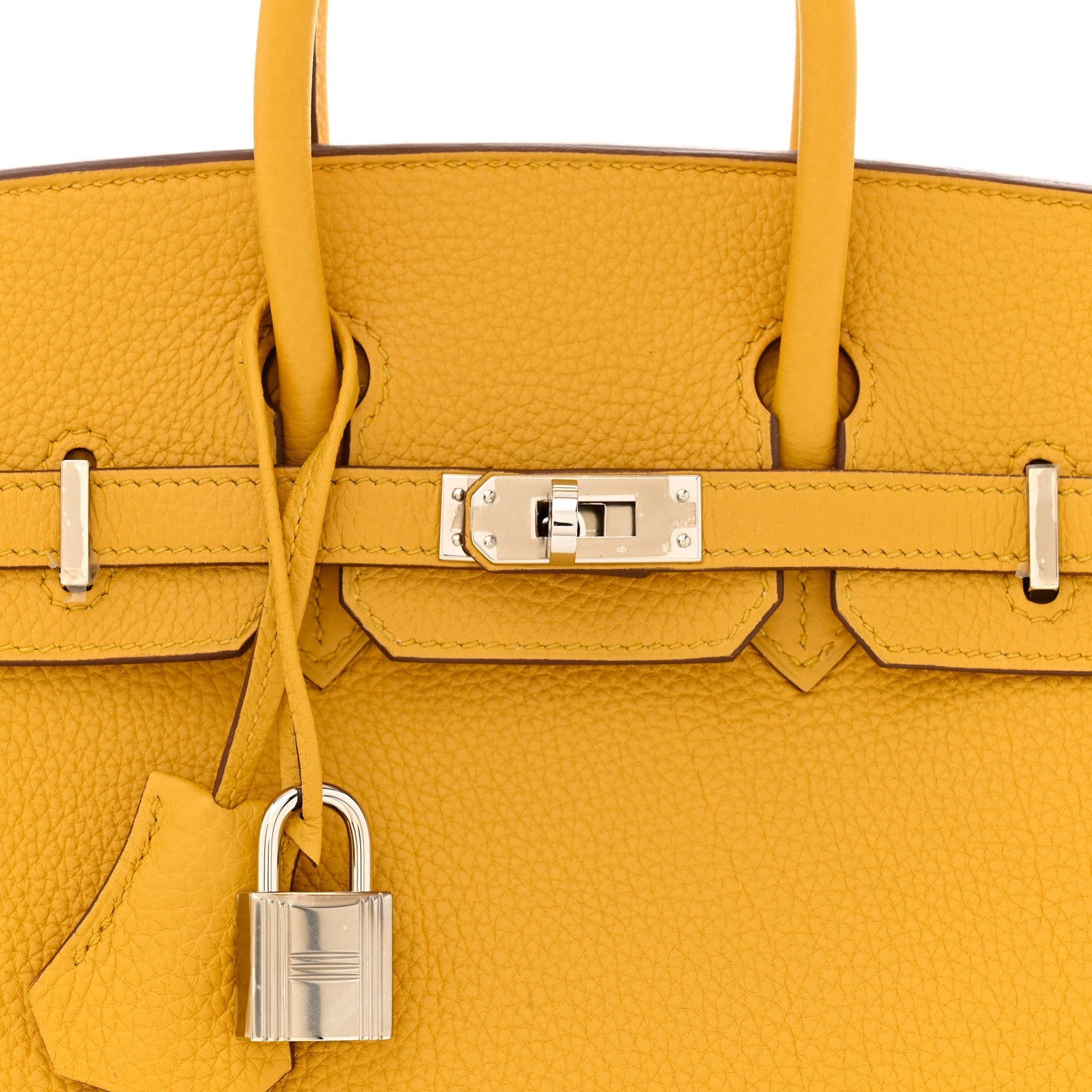 Togo Birkin 25 Jaune Ambre