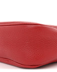 Pebbled Calfskin Small Soho Disco Bag Tabasco Red
