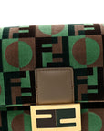 Fabric Tapestry Effect FNDI Dots Baguette Matcha Dove Multicolor