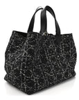 Tweed Cannage Large Toujours Black White