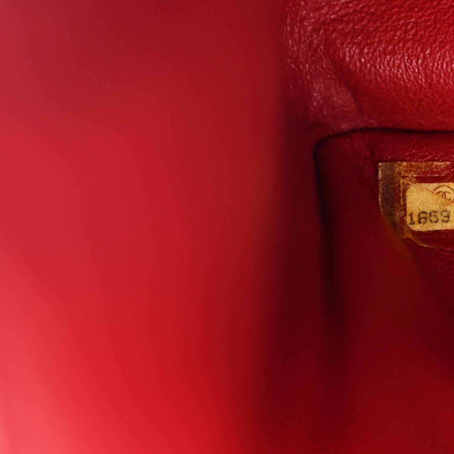 Caviar Quilted Jumbo Double Flap Red