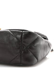 Lambskin Quilted Medium CHNL 19 Flap Dark Brown