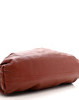 Smooth Butter Calf The Pouch Oversized Clutch Bordeaux