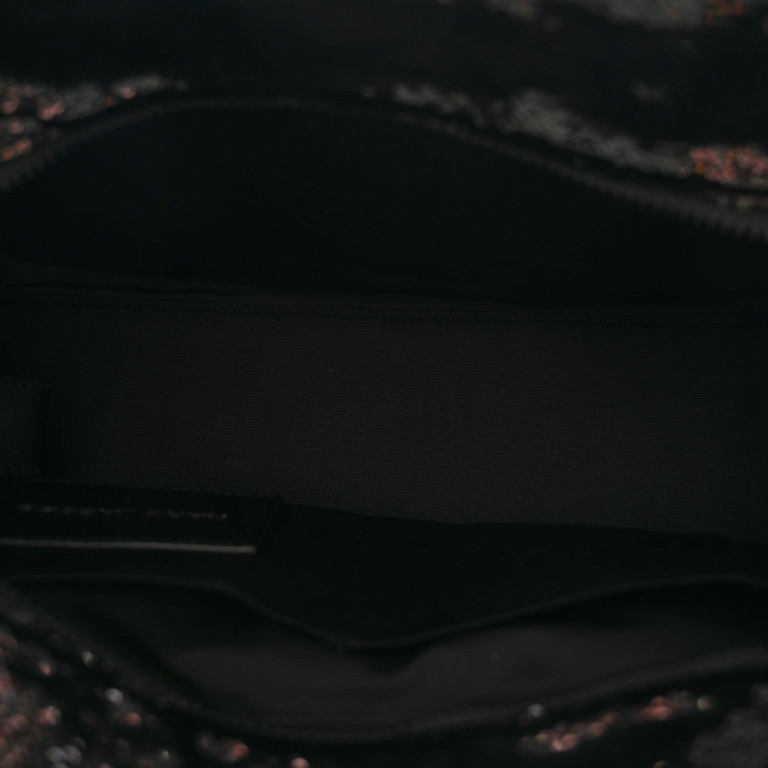 Sequin Medium The Tote Bag Black