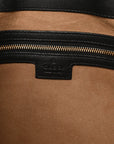 GG Supreme Monogram Medium Padlock Tote Black