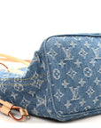 Monogram Denim Neo Neverfull MM Blue