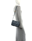 Nappa Maxi Intreccio Padded Cassette Crossbody Bag Thunder