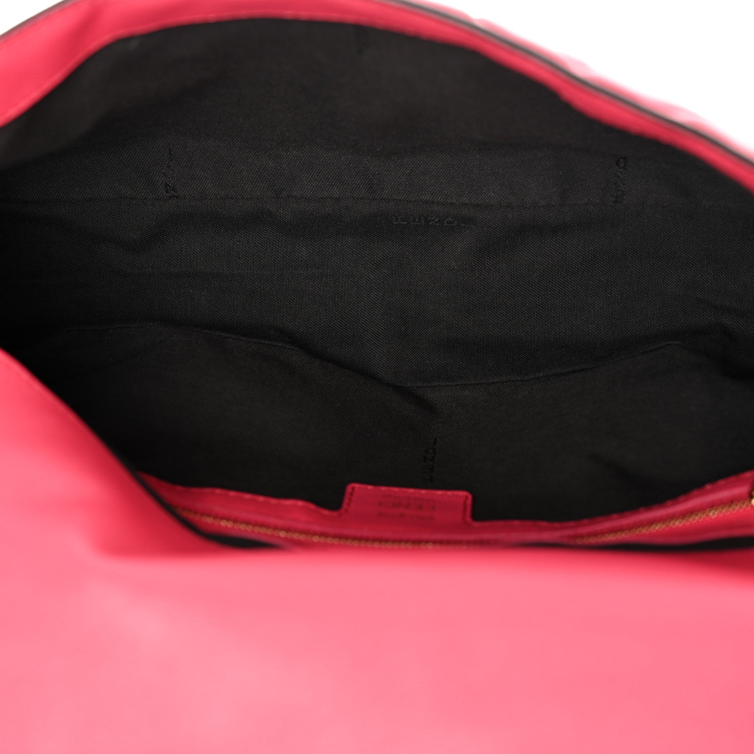 Nappa FF 1974 Embossed Baguette Rosa Fluo