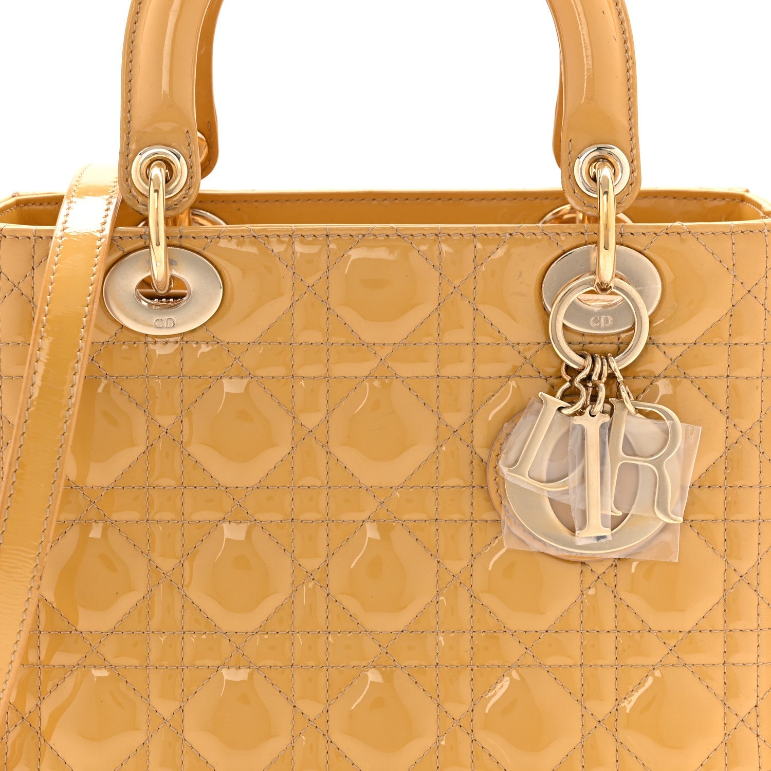 Patent Cannage Medium Lady D1OR Beige
