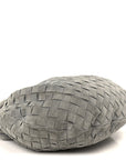 Suede Calfskin Intrecciato Teen Jodie Hobo Thunder
