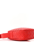 Nappa Intrecciato Phone Case Crossbody Bag Redstone