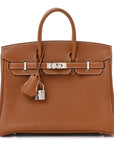Togo Birkin 25 Gold