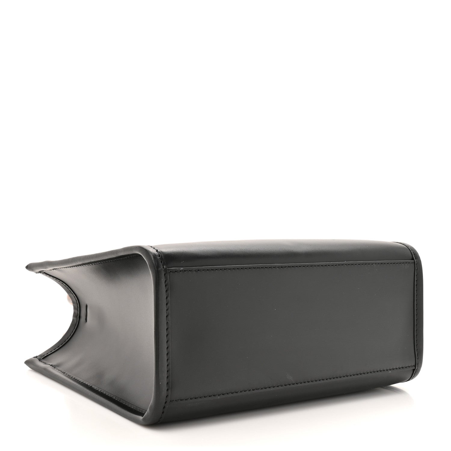 Vitello King Plexiglass Small FNDI Sunshine Shopper Tote Black