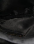 Lambskin Quilted Flap Shoulder Bag Black