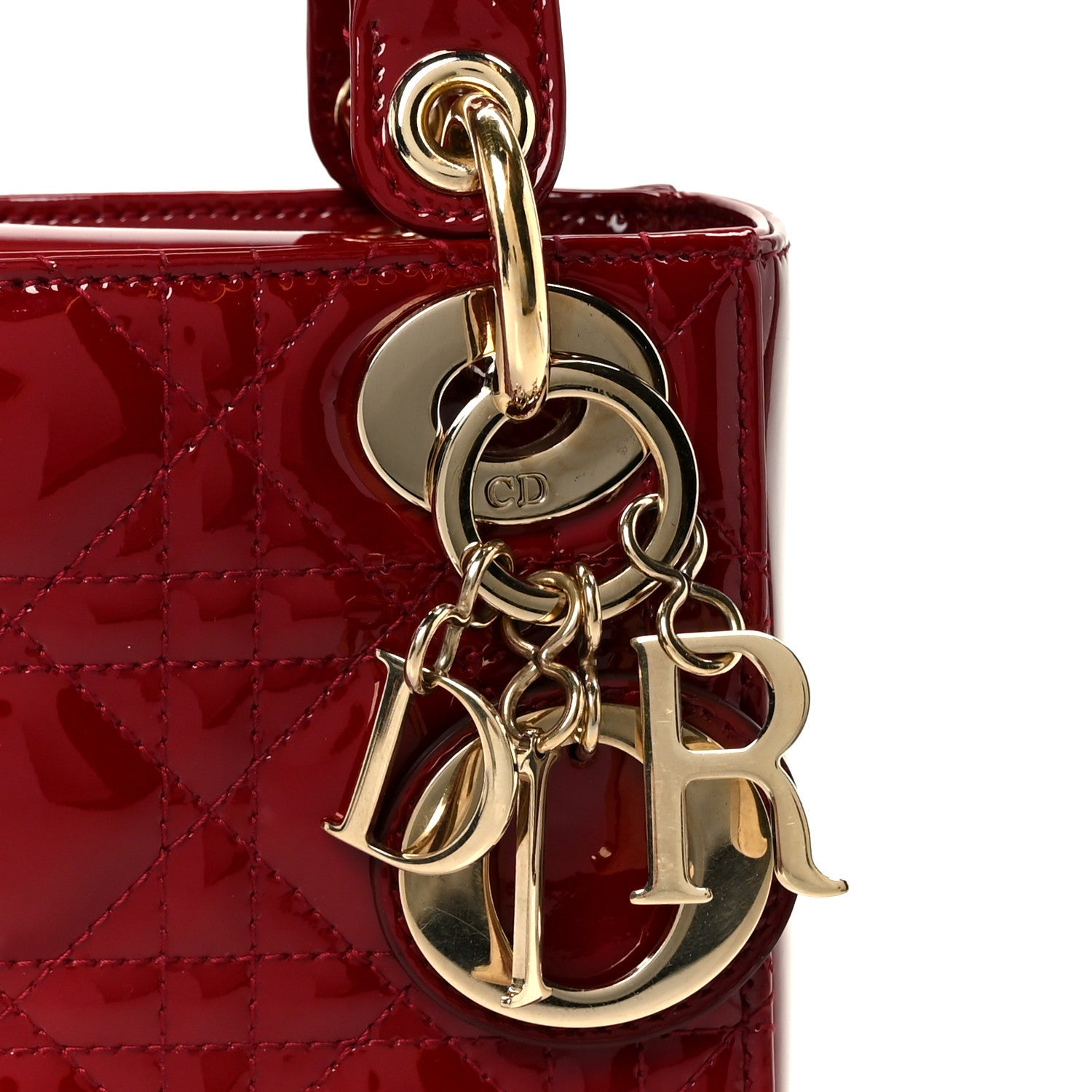 Patent Cannage Mini Lady D1OR Red