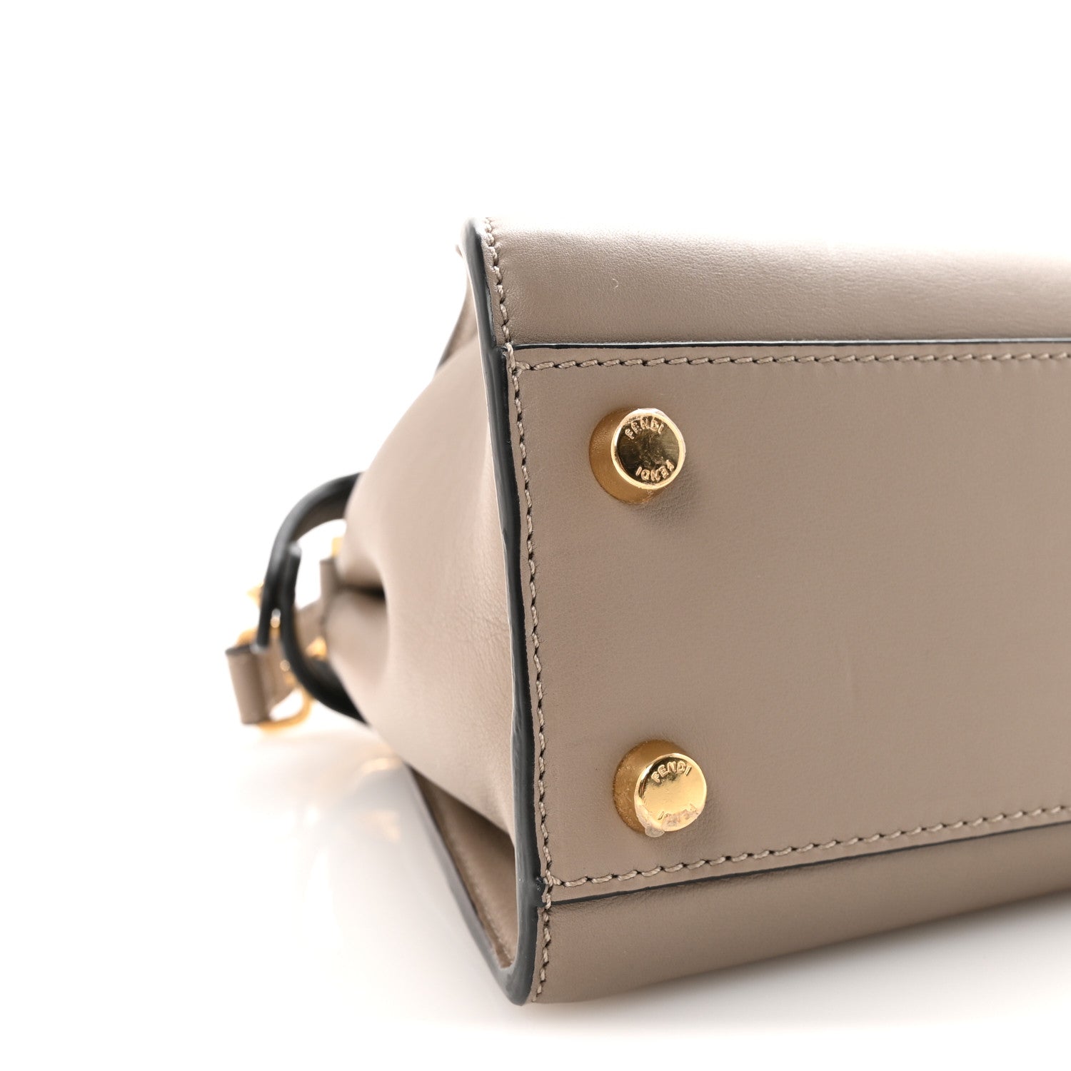 Vitello Tahiti Burro Medium Peekaboo Iconic Essentially Satchel Tortora Black