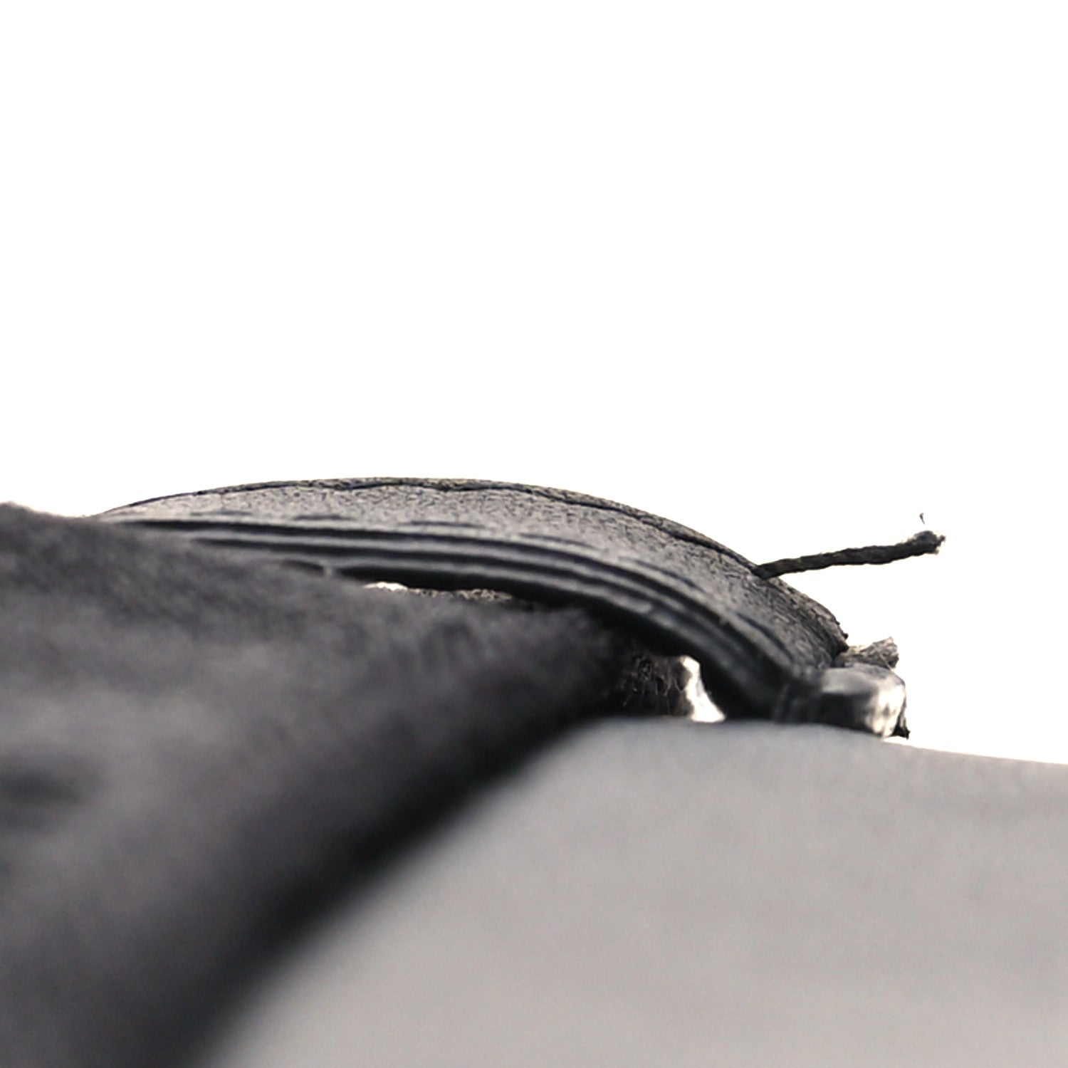 Ultra Matte Calfskin Saddle Belt Bag Black