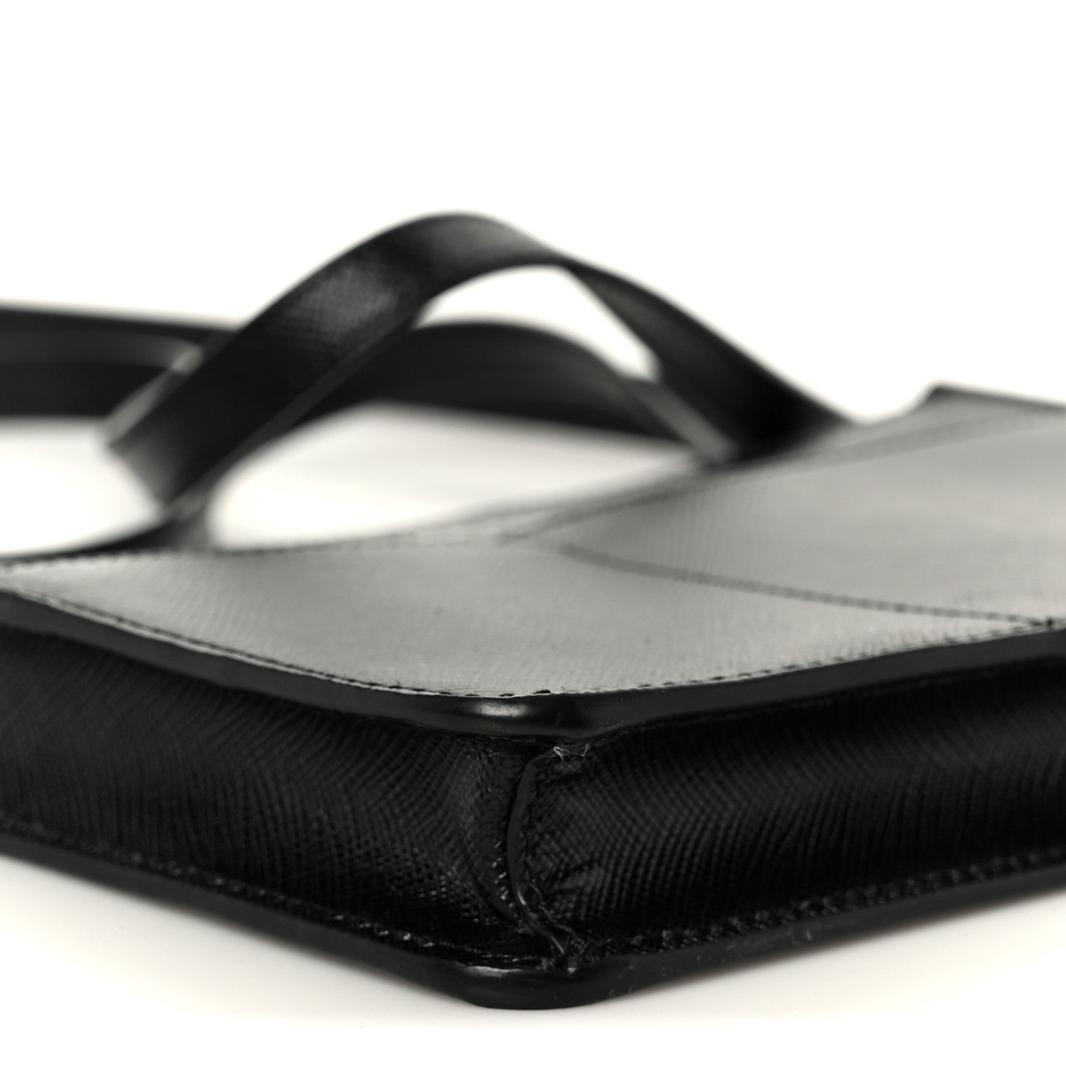 Saffiano Crossbody Bag Black