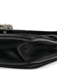 Velvet Super Mini Dionysus Shoulder Bag Black
