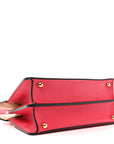 Vitello Seta Shiny Nappa Small Peekaboo I SEE U Satchel Lampone Light Rose