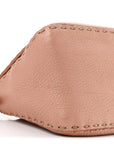Calfskin Romano Selleria Mini Mama Baguette Bois De Rose