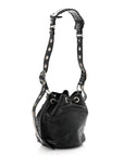 Agneau Arena Le Cagole Bucket Bag XS Black