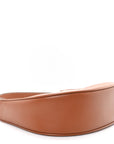Smooth Calfskin Medium Strap Ava Triomphe Shoulder Bag Tan