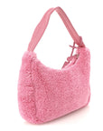 Terry Cloth Mini Re-Edition 2000 Bag Petalo Black